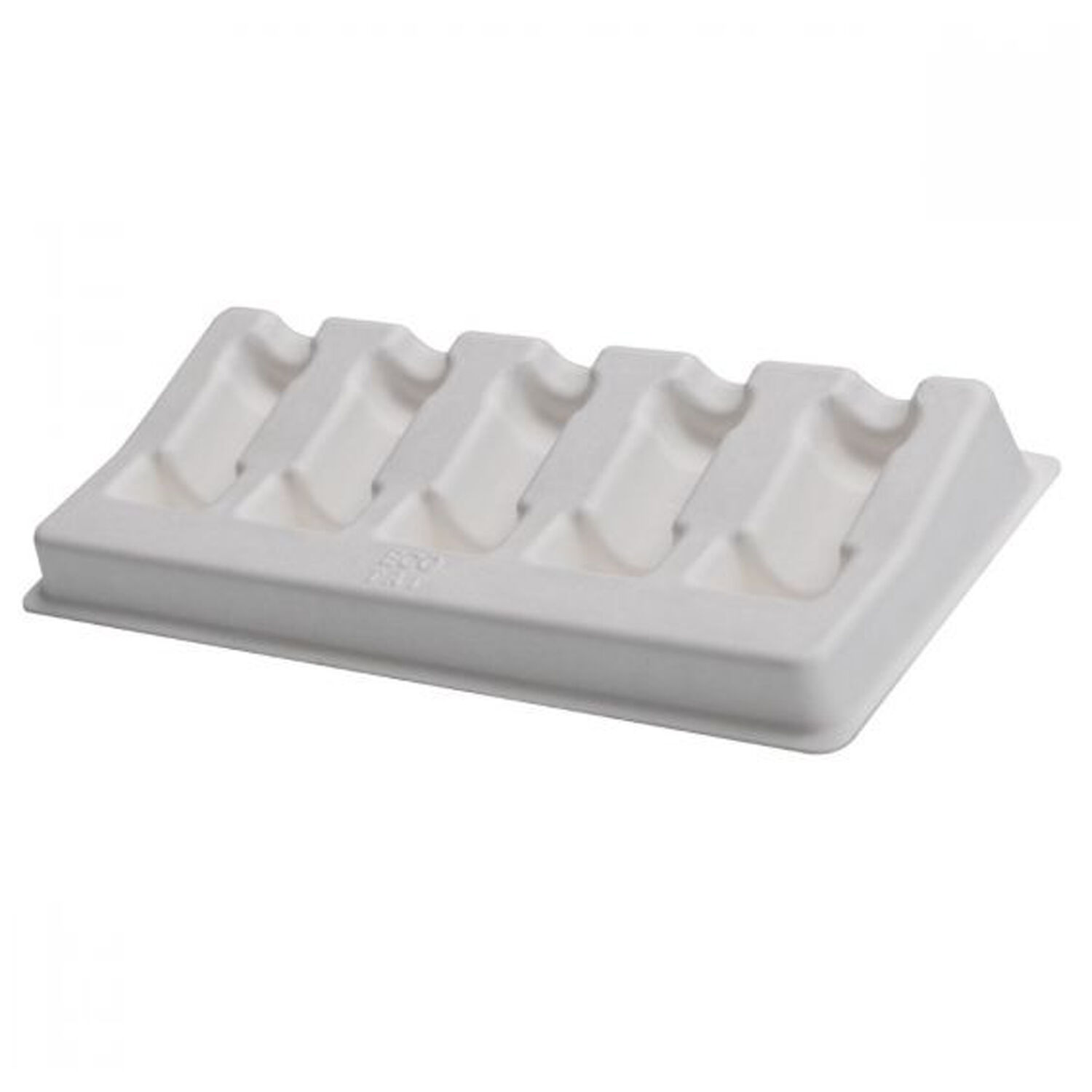 Support de cartouches blanc en plastique, rectangulaire avec 10 emplacements
