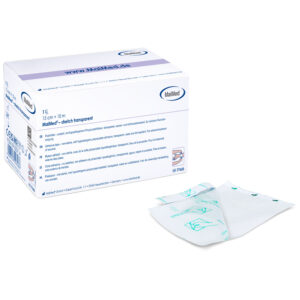 Film de fixation transparent MaiMed® dans un emballage blanc sur fond blanc