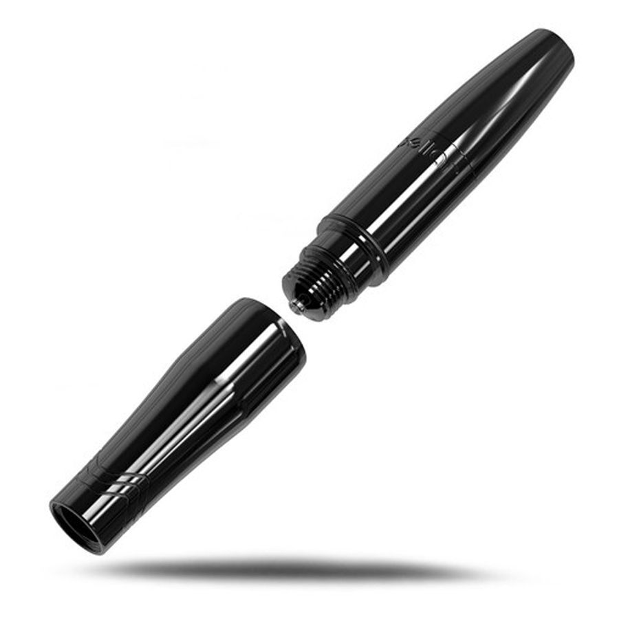 FK Irons Microbeau Bellar machine à tatouer noire Machine à tatouer noire FK Irons Microbeau Bellar sur fond blanc