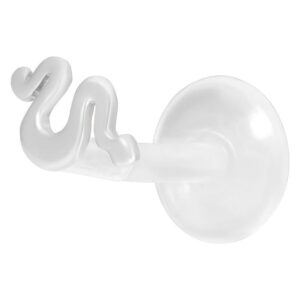 Labret piercing serpent argenté sur fond blanc