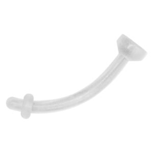 Retainer transparent 1,6 mm sur fond blanc