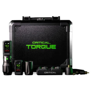 Set Critical Torque 3.5 noir avec accessoires sur fond blanc