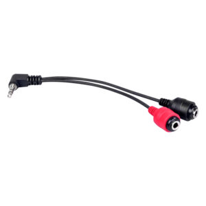 HAWK Headphone Plug 6,3 mm noir sur fond blanc