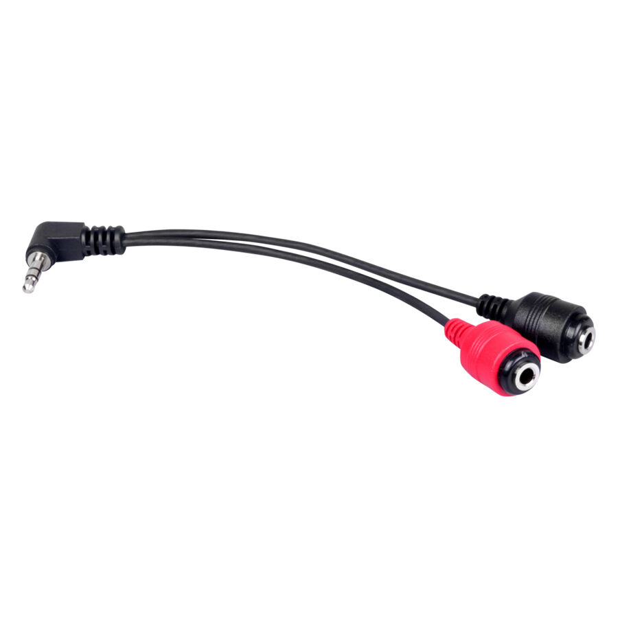 HAWK Headphone Plug 6,3 mm noir sur fond blanc