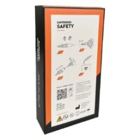 Cheyenne Liner TX Safety Cartridges pack de 3 Emballage des Cheyenne Liner TX Safety Cartridges avec 3 aiguilles, carton noir avec accent orange et informations de sécurité