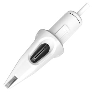 Cartouche Cheyenne Craft blanche avec plusieurs aiguilles sur fond blanc