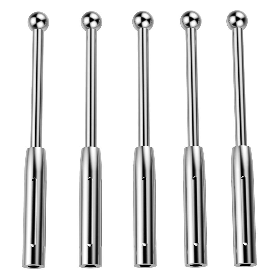 Cinq Edge Drive Pins argentés de Wildcat sur fond blanc