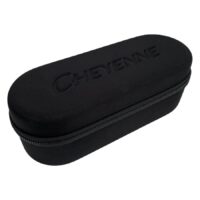 Étui noir avec fermeture éclair et logo Cheyenne