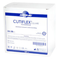 Cutiflex Square pansements 38x38mm étanches Emballage blanc avec Master Aid Cutiflex Square pansements, 38x38mm, transparents, étanches