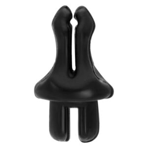 Clip noir en PTFE pour Body Bit Displays sur fond blanc