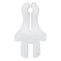 Clip transparent en PTFE pour Body Bit Displays sur fond blanc