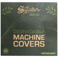 Housse de machine biodégradable, verte, 200 pièces Emballage vert de housses de machine biodégradables, 200 pièces