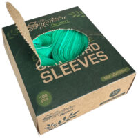 Manches Clipcord biodégradables 50x750mm Manches Clipcord vertes biodégradables en boîte en carton