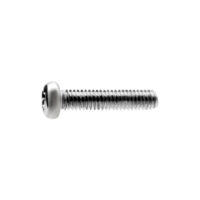 Vis de rechange pour TDR, 8,0 mm x 2,5 mm, Argent Vis de rechange argentée pour TDR, 8,0 mm de longueur, 2,5 mm d'épaisseur sur fond blanc