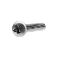Vis de rechange TDR 2,5mm x 20mm Argent Vis de rechange argentée pour TDR, diamètre 2,5 mm, longueur 20 mm sur fond blanc