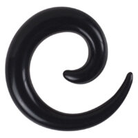 Écarteur en acrylique noir 5,0 mm Écarteur en acrylique noir, 5,0 mm, sur fond blanc