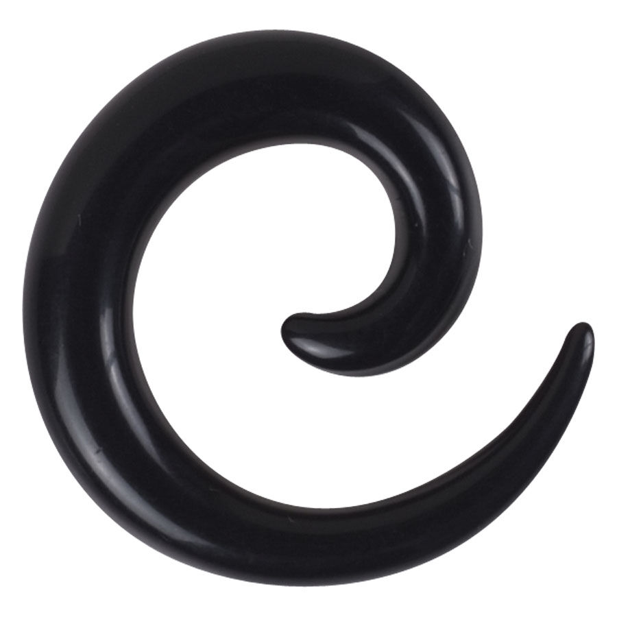 Écarteur en acrylique noir 5,0 mm Écarteur en acrylique noir, 5,0 mm, sur fond blanc