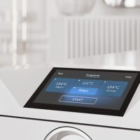 Enbio Autoclave Pro avec écran numérique Gros plan de l'Enbio Autoclave Pro avec écran numérique sur fond blanc