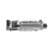 Enbio Autoclave Pro au design transparent Enbio Autoclave Pro transparent sur fond blanc, vue latérale