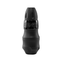Machine à tatouer FK Irons EXO noire en aluminium sur fond blanc