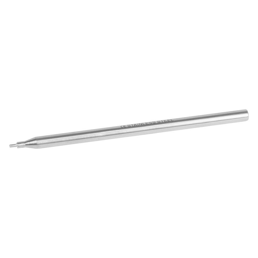 Goupille de retenue en acier inoxydable pour filetage intérieur Goupille de retenue en acier inoxydable argenté pour filetage intérieur sur fond blanc