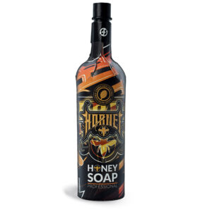 Bouteille de Savon Hornet Honey avec étiquette colorée, 750ml