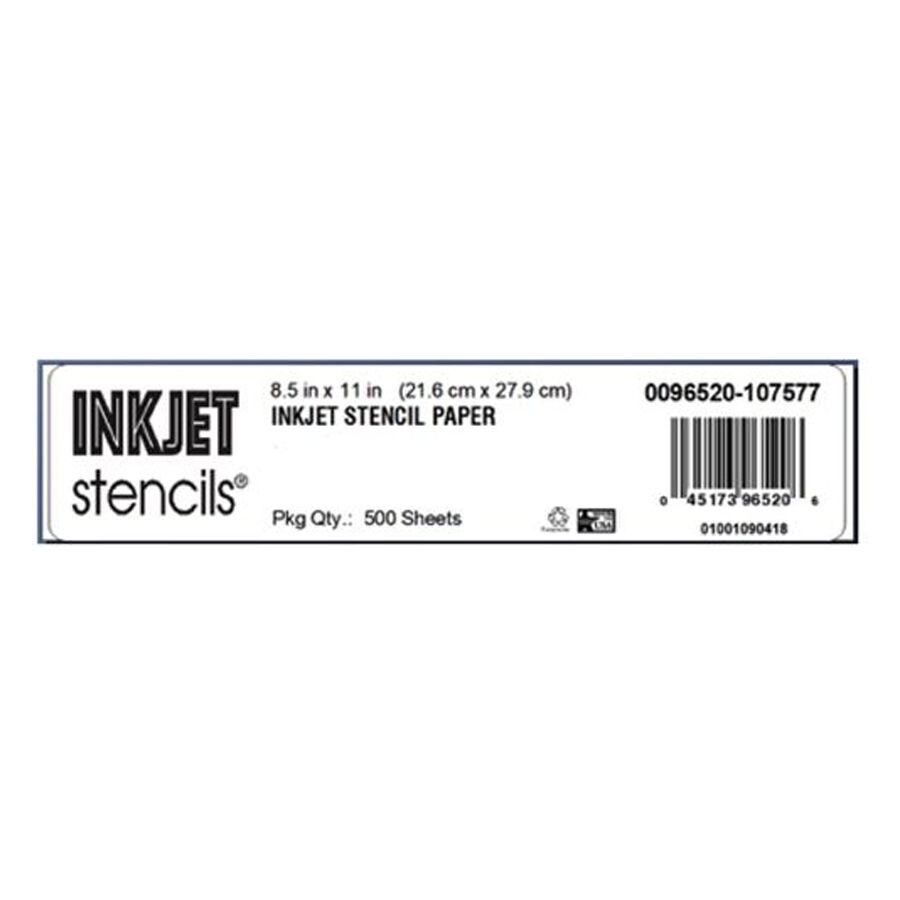 Pacon Papier pour Stencils Inkjet 500 Feuilles Paquet blanc de papier Pacon pour stencils Inkjet, 500 feuilles, dimensions 8,5 x 11 pouces