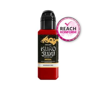 Bouteille d'encre de tatouage rouge Kuro Sumi avec logo Reach conforme