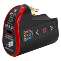 Fk Irons Lightning Bolt alimentation électrique noir/rouge Alimentation électrique Fk Irons Lightning Bolt noire et rouge en aluminium, vue latérale