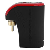 Fk Irons Lightning Bolt alimentation électrique noir/rouge Alimentation électrique Fk Irons Lightning Bolt noir/rouge en aluminium sur fond blanc