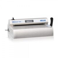 MELAseal 200 appareil de scellage en acier inoxydable MELAseal 200 appareil de scellage en acier inoxydable argenté sur fond blanc
