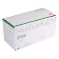 Suprasorb® pansement en film dans l'emballage Emballage du pansement en film Suprasorb® avec un design vert et blanc