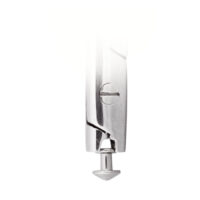Outil de piercing de haute qualité en argent Outil DA/SK 3.0 en argent sur fond blanc