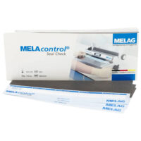 MELAcontrol Seal Check VE100 bandes de stérilisation MELAcontrol Seal Check VE100 paquet avec bandes sur fond blanc