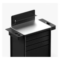 Meta Tattoo Workstation Ultimate 2.0 Noir Workstation de tatouage noire en aluminium avec espace de rangement