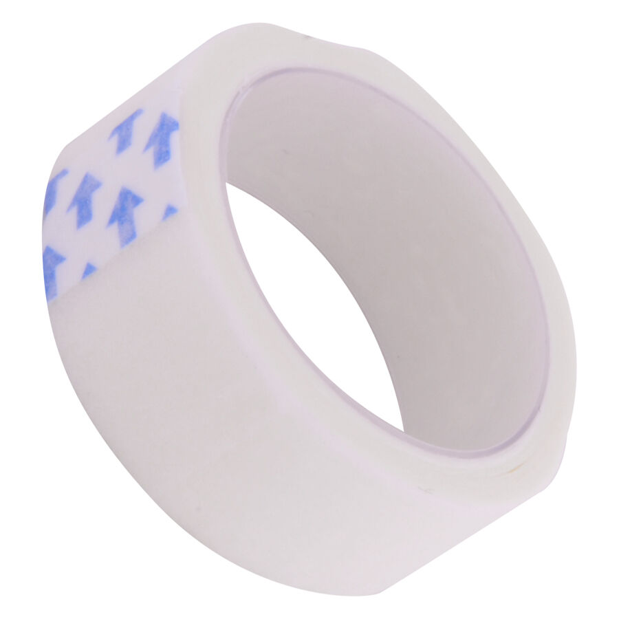 Rouleau de ruban médical blanc de Wildcat Rouleau de ruban blanc avec des flèches bleues sur fond blanc