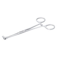Septum Close End outil en acier inoxydable Outil Septum Close End argenté sur fond blanc