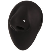 Clou de nez Trinity argenté avec cristal Modèle noir avec clou de nez argenté et cristal clair