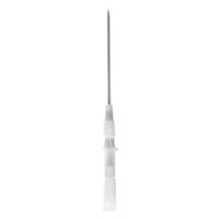 Optiva aiguille de piercing en acier chirurgical Aiguille Optiva en acier chirurgical sur fond blanc