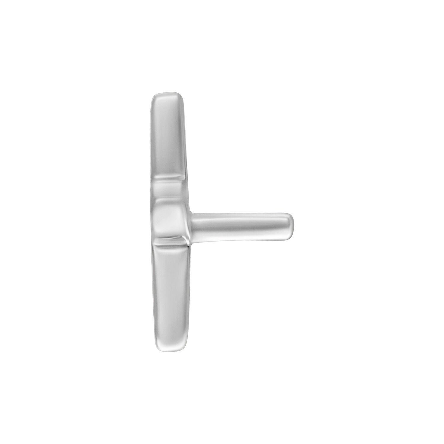 Embout étoile de mer argenté pour Push Fit Embout argenté en forme d'étoile sur fond blanc