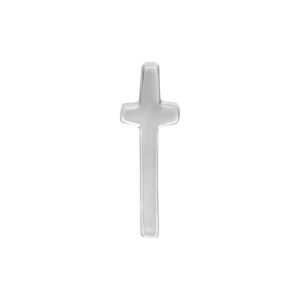 Embout croix argenté pour Push Fit, sur fond blanc