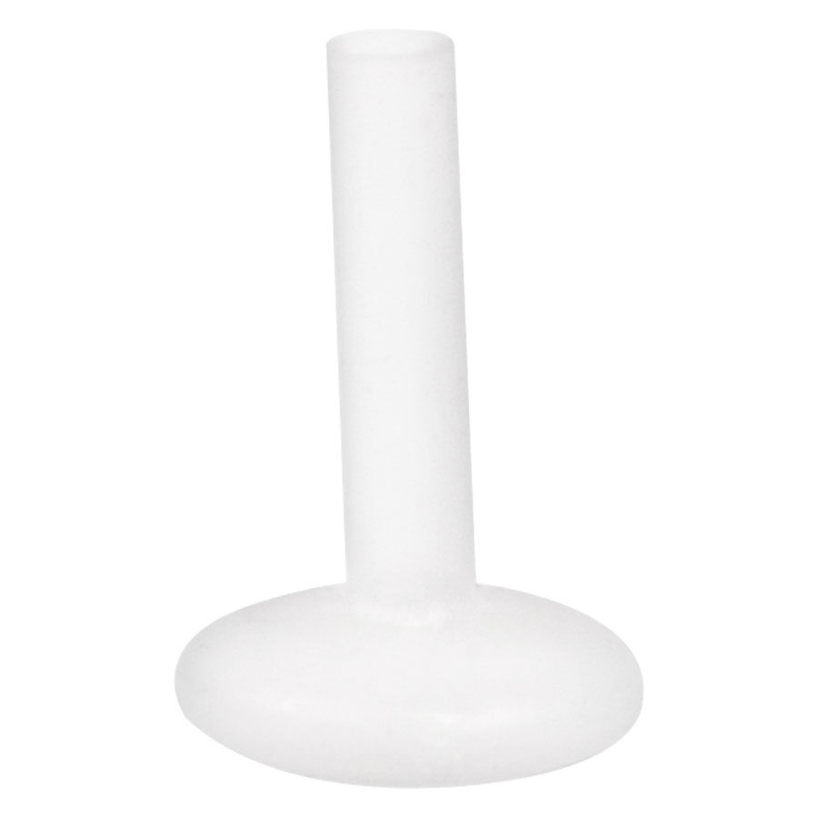 Wildcat PTFE Push Fit Labret, Blanc Labret PTFE Push Fit blanc sans embout sur fond blanc