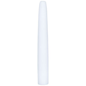 Écarteur PTFE blanc sur fond blanc, 90 mm de longueur
