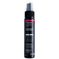 Spray pour piercing noir avec écriture blanche et rose, flacon de 50 ml