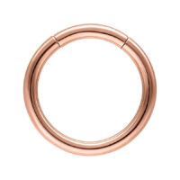 Basic Segmentring en or rose 10mm Segmentring en or rose avec un diamètre de 10mm sur fond blanc
