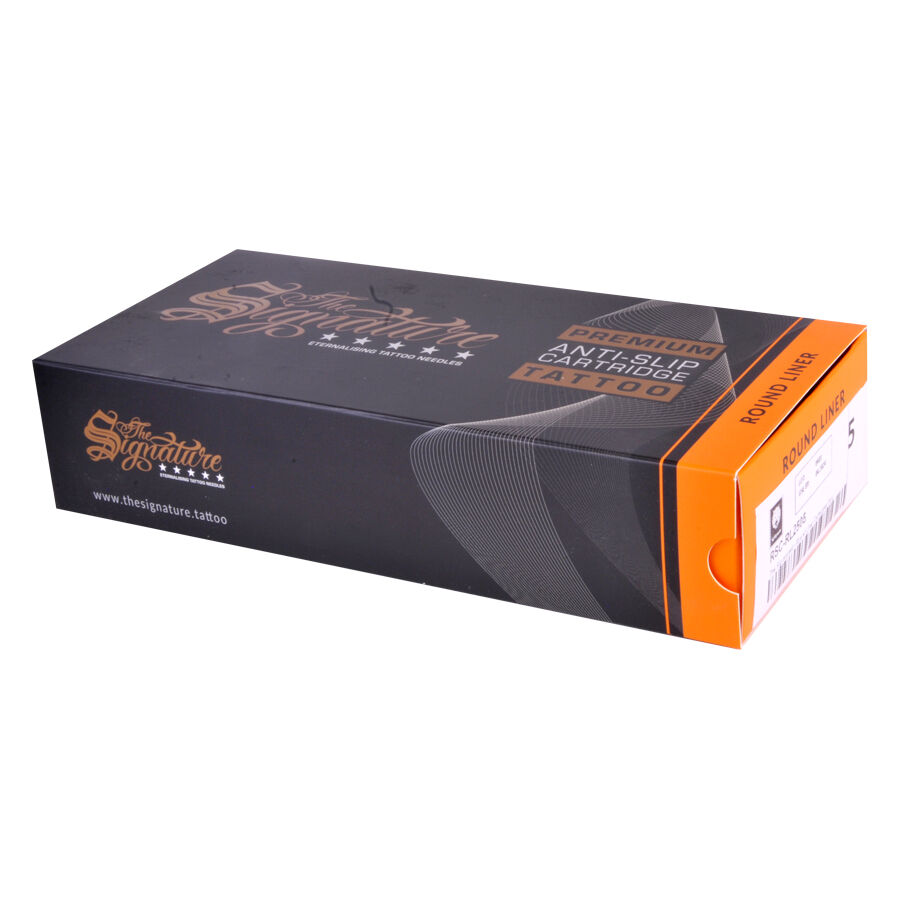 Cartouches Round Liner Wildcat Boîte noire avec détails orange, logo Wildcat et Cartouches Round Liner