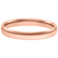 Bague basique en or rose, 17,0 mm Bague en or rose de 17,0 mm sur fond blanc