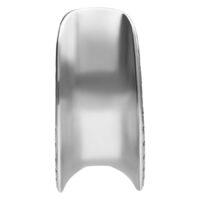 Ear Saddle Maori argenté 8,0 mm Ear Saddle Maori argenté en acier chirurgical 316L, taille 8,0 mm, sur fond blanc