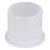 Capuchons d'encre blancs 1000 pièces - Synthétiques Capuchon de couleur synthétique blanc en forme cylindrique sur fond blanc