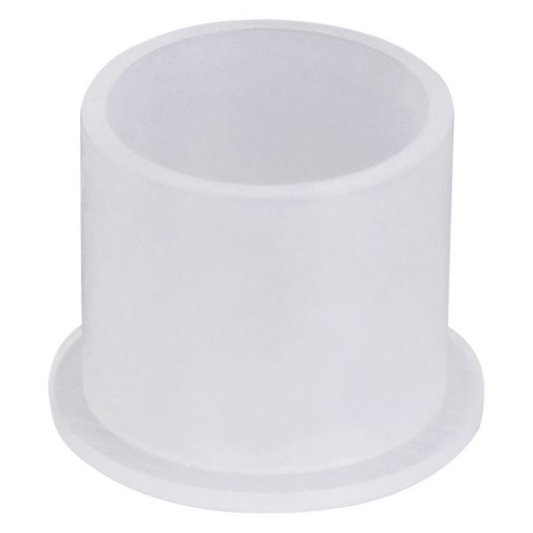 Capuchons d'encre blancs 1000 pièces - Synthétiques Capuchon de couleur synthétique blanc en forme cylindrique sur fond blanc